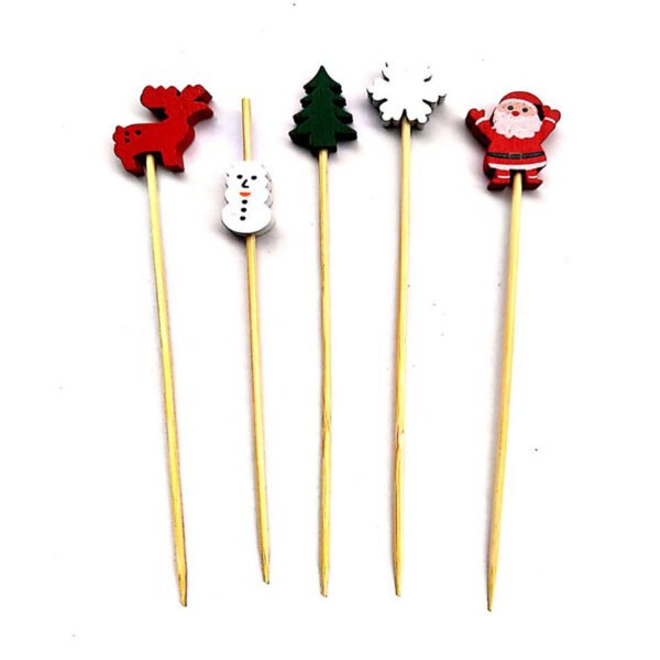 Christmas Bamboo Skewers